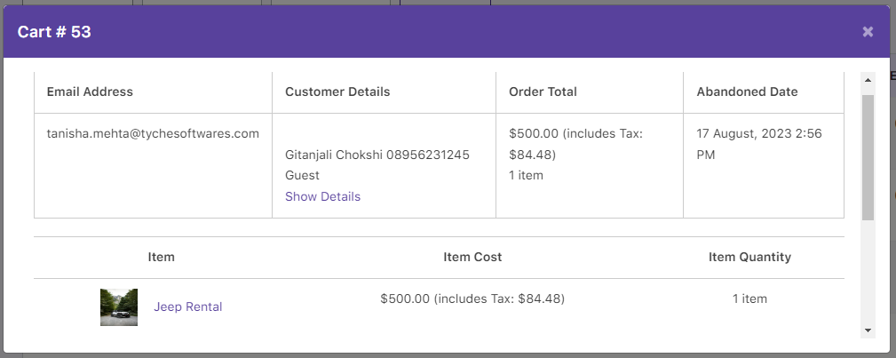 Prices Including or Excluding Taxes - Tyche Softwares Documentation