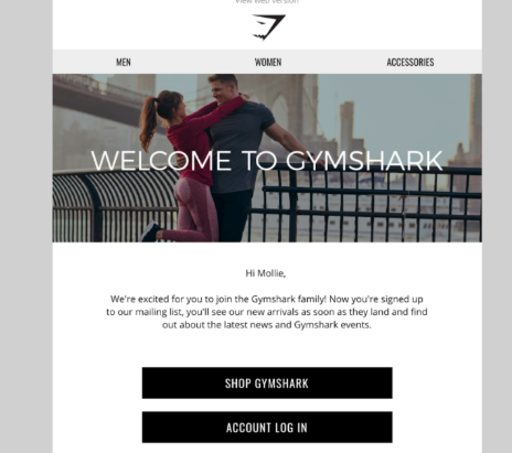 Gymshark - UGC Video Ads Examples