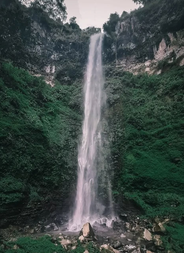 Coban Rondo waterfall landscape