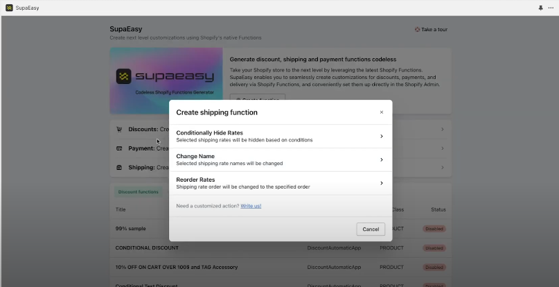 Create a Conditional Shipping Rule-axiabits