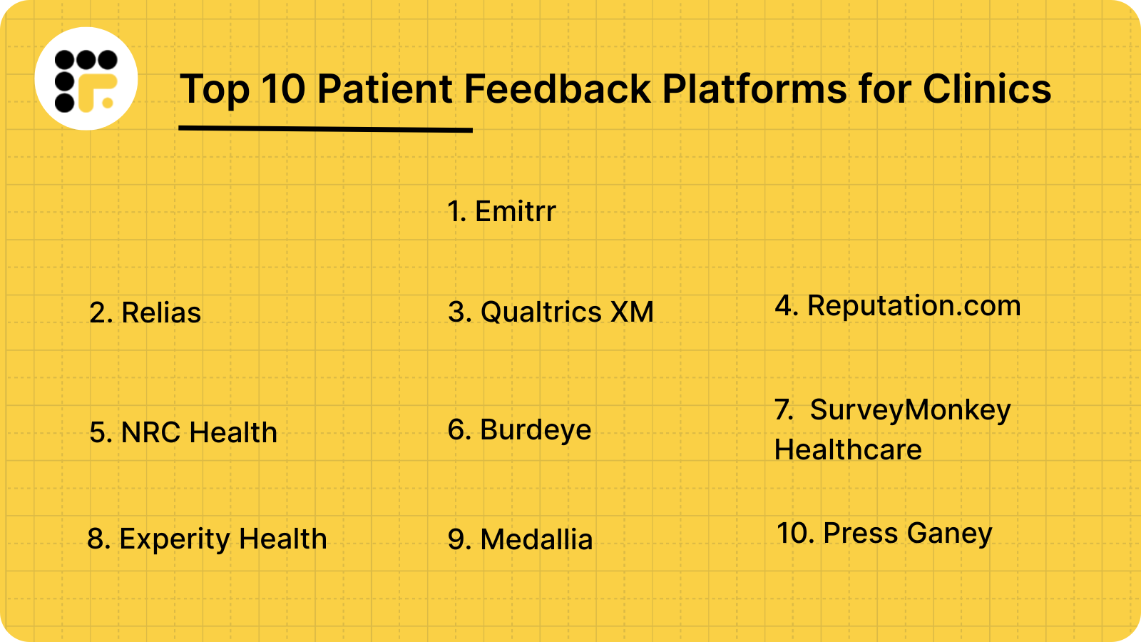 10 Easy-to-Use Patient Feedback Software for Clinics