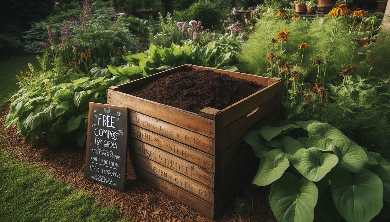 free organic compost near me. in a box