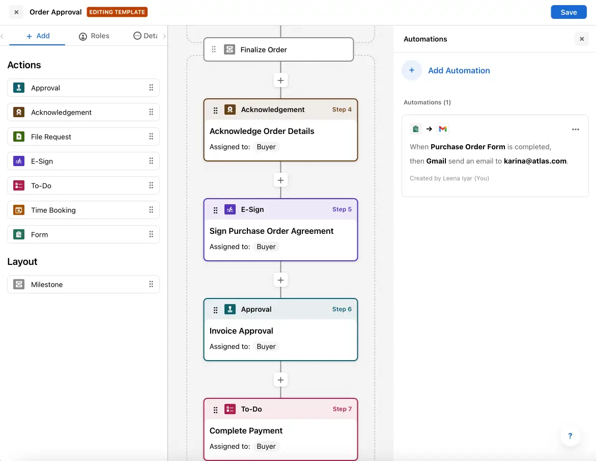 Moxo Workflow