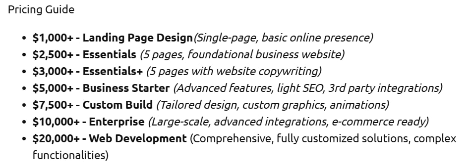wordpress pricing