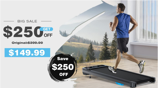 Experience Wellness: The Ultimate Under-Desk Treadmill