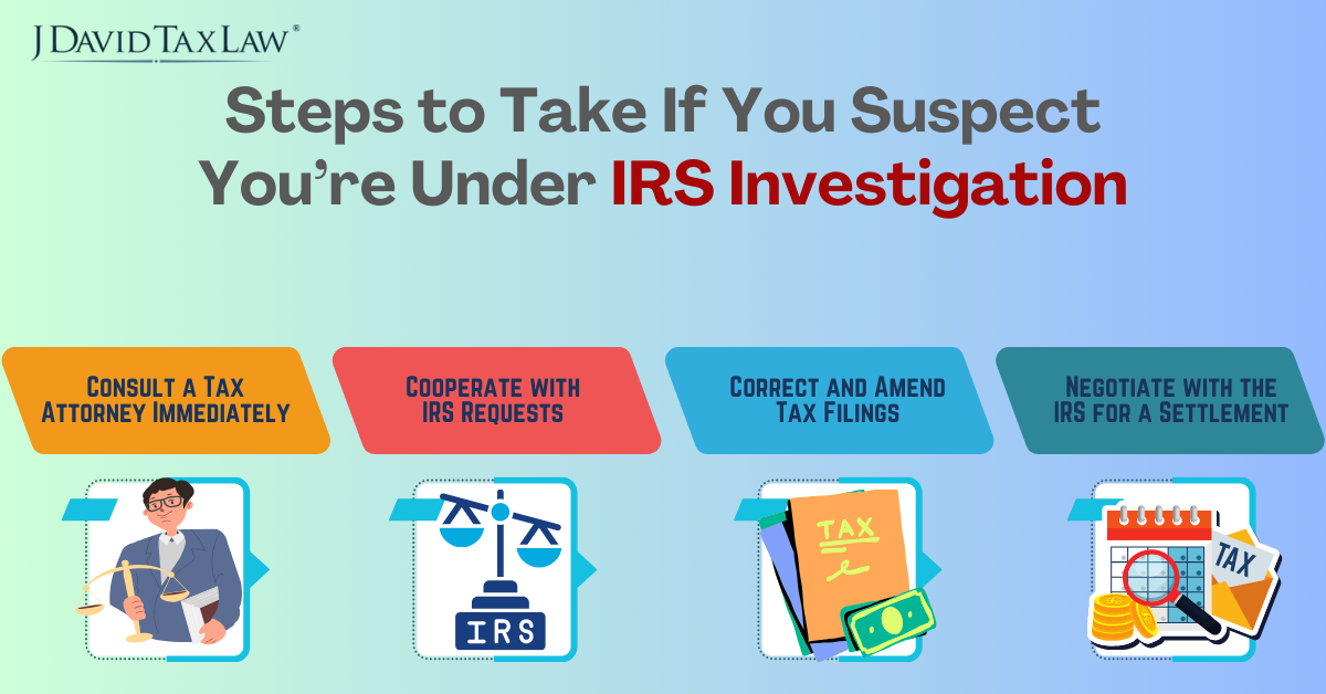 Steps to Take During IRS Investigation