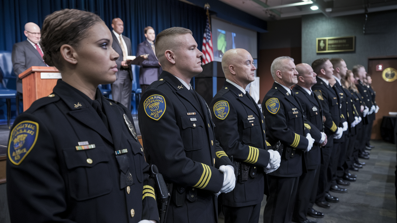 Certificate Ceremony Officers Class Lynnfield Police Academy