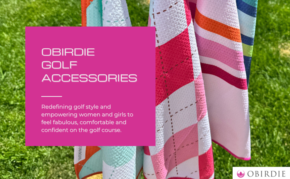 cute golf accessories for women, golf towels for golf bags women