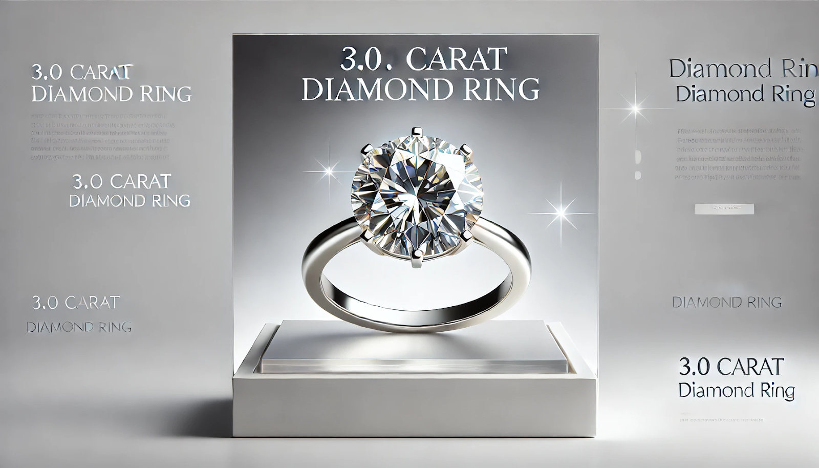 3.0 carat diamond ring