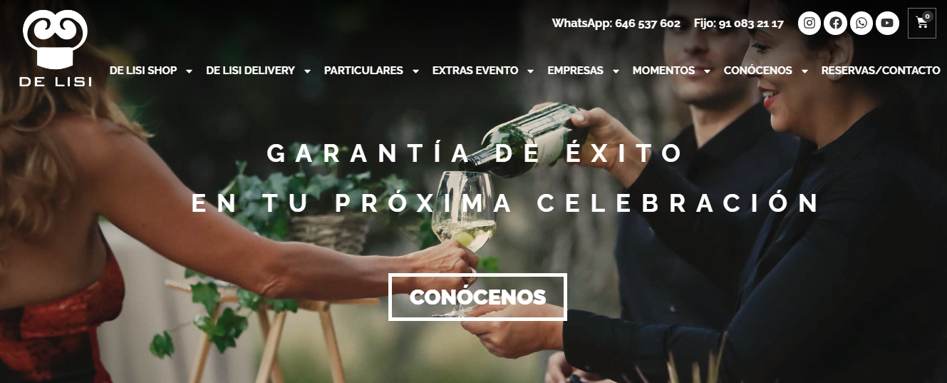 Companies for events in Spain offering catering and decor services.
