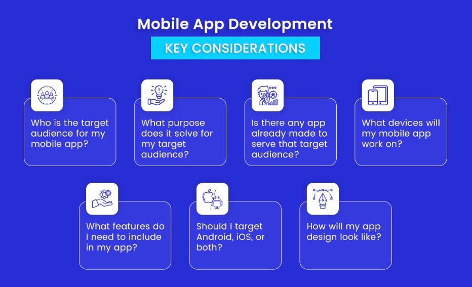 Mobile app development key considerations