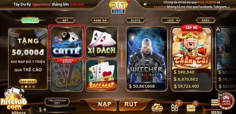 Hướng Dẫn Cách Chơi Game Bài Catte Hitclub