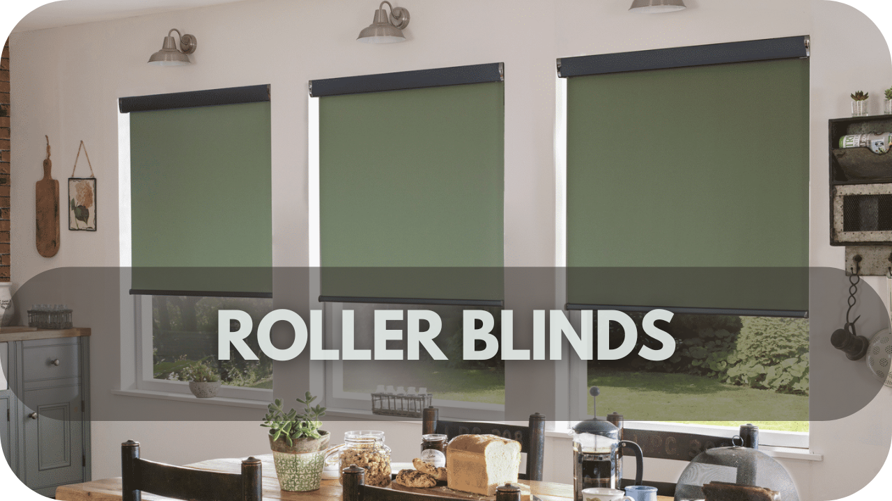 Roller blinds: Simple, sleek, and versatile – the perfect choice for any room.