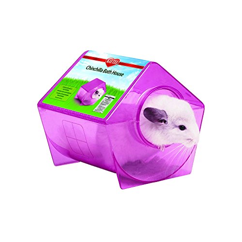 Kaytee Chinchilla Bath House Assorted 8.64 inches x 9 inches x 8.5 inches