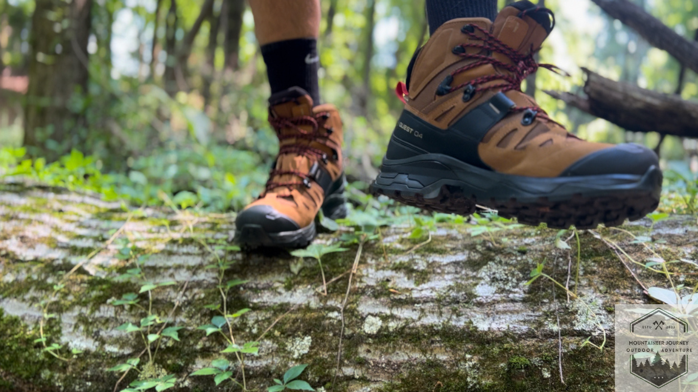 The Salomon Quest 4, heavyweight hiking boots