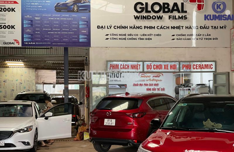 Tiệm rửa xe Ngọc Phú Auto Spa Gia Lai