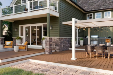 michigan deck design trends to expect in 2025 trex composite decking with pergola and dining area custom built okemos