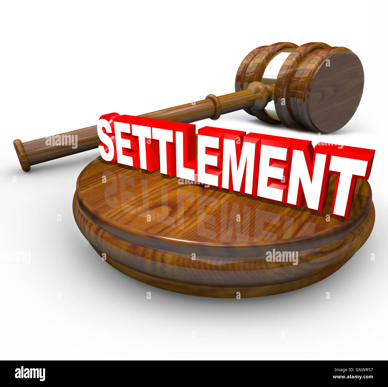 Legal Settlement Gavel
