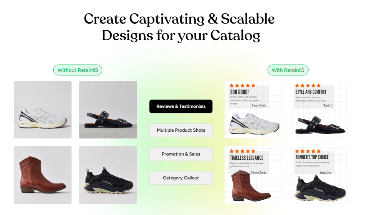 Outstanding catalog ads created by RetainIQ 