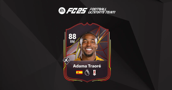 Player card in Ultimate Team EA FC 25