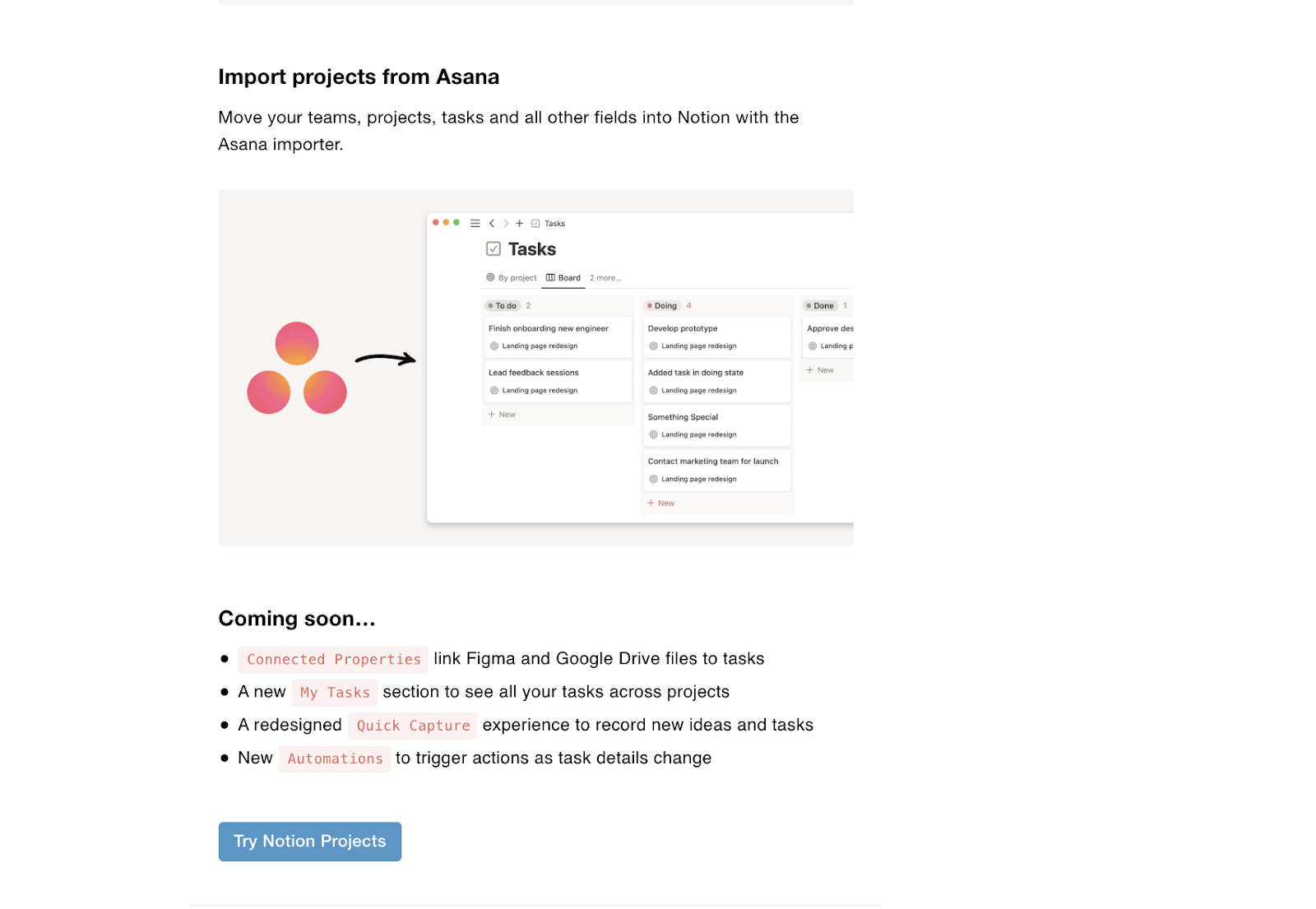 Example of how Notion does microlearning