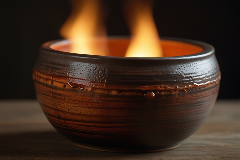 Shino Glaze Wood Fire