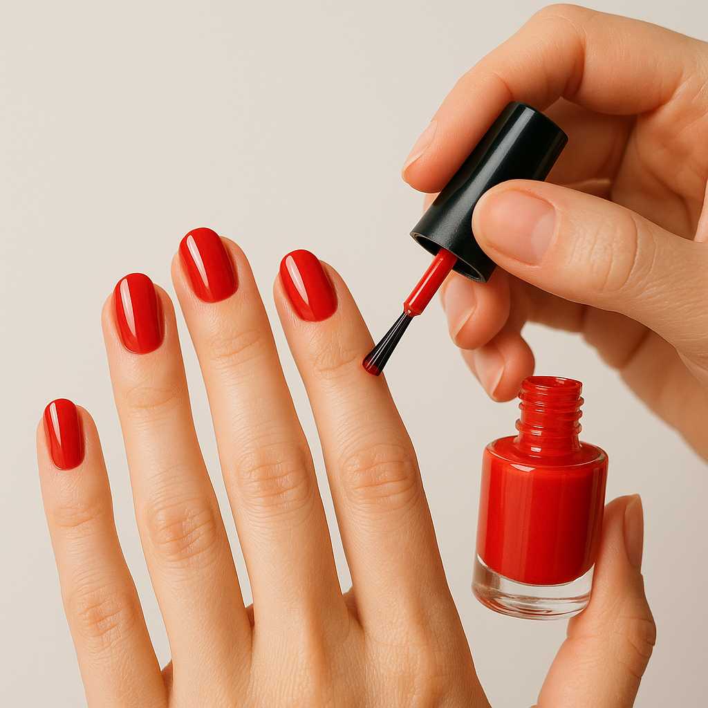Nail polish applying