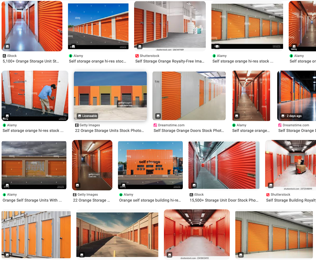 orange doors