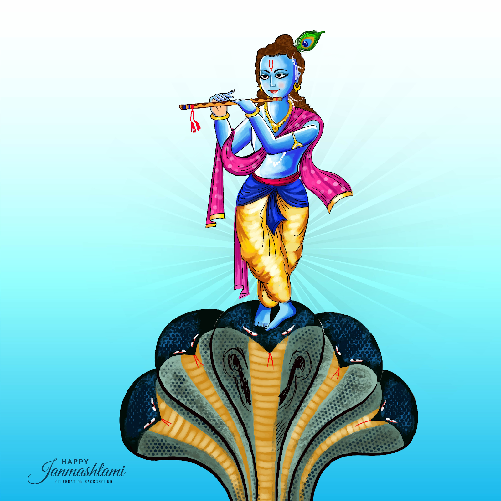 Lord Vishnu on Shesha Naga