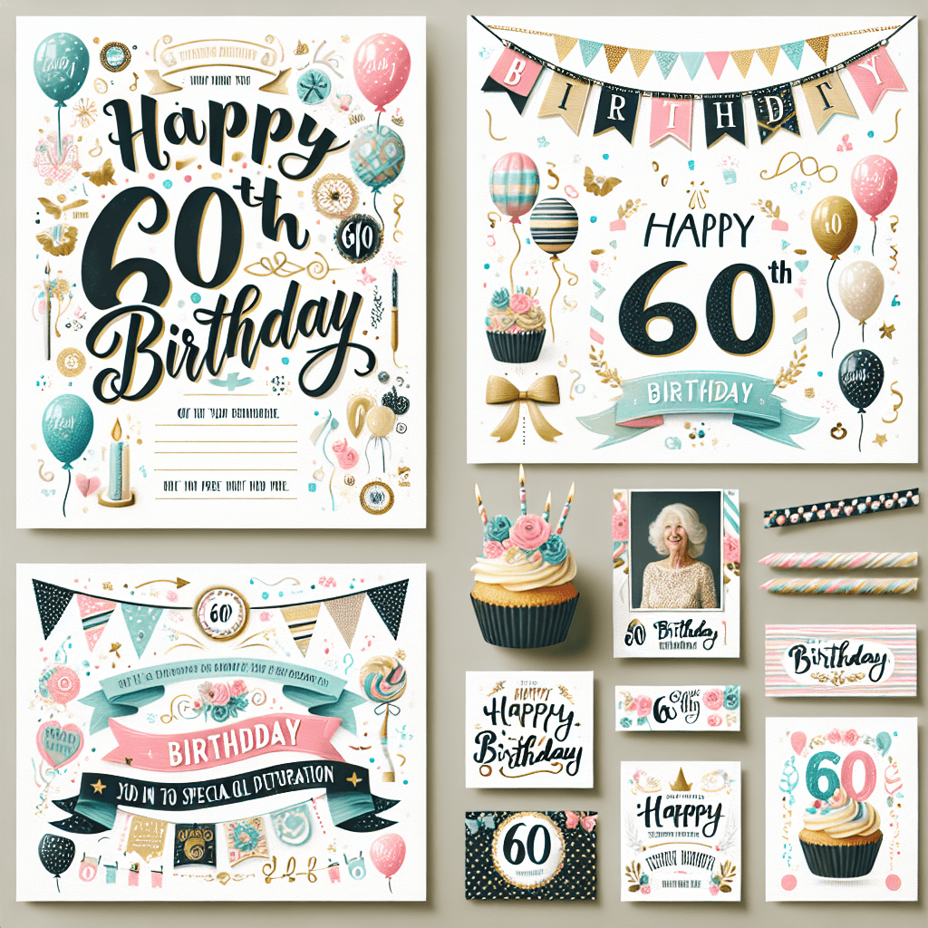 Party Planning for Your 60th Birthday Bash