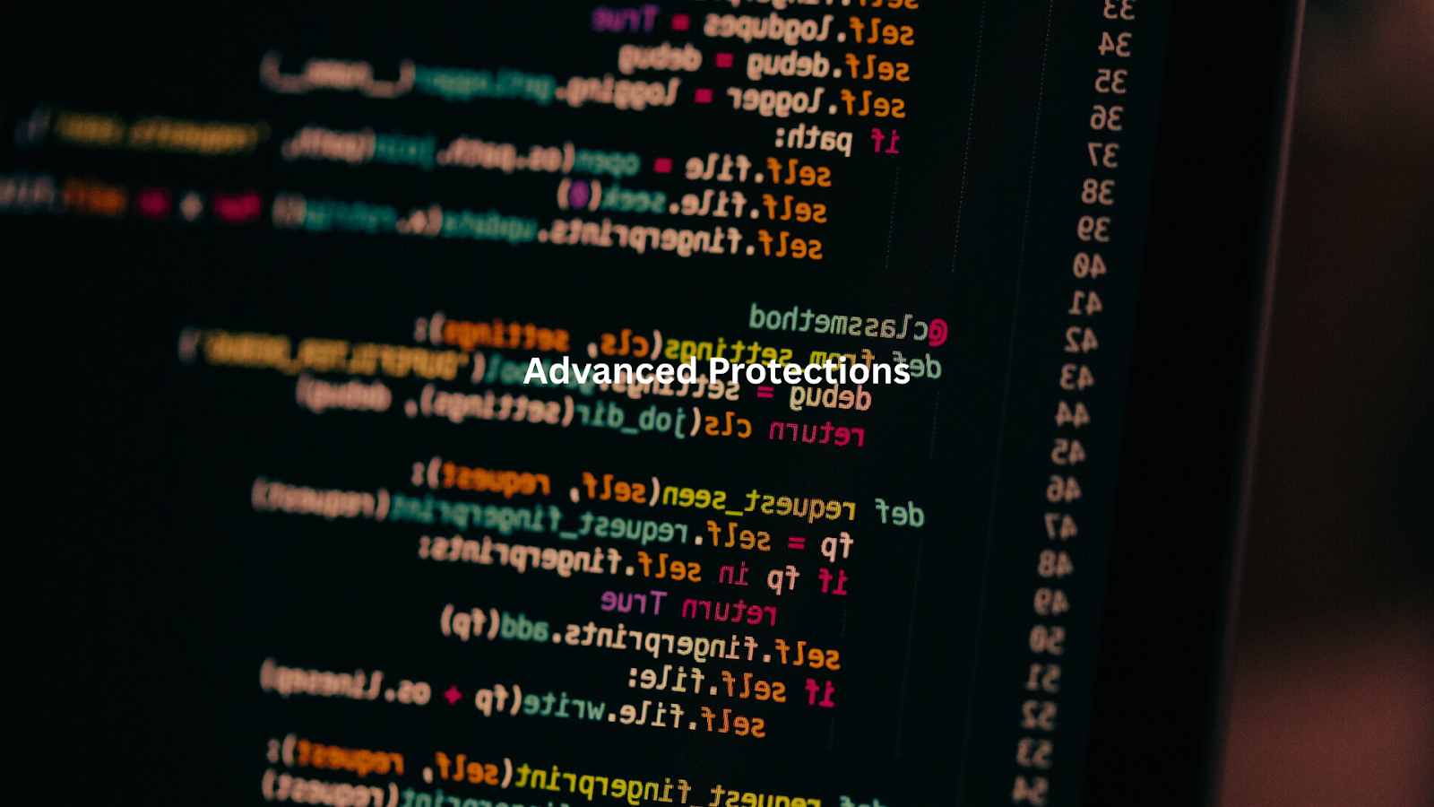 A software IDE (Integrated Development Environment) interface showcasing the implementation of various programming concepts and techniques, such as file handling, logging, and debugging. Credit: unsplash.com (Photo by Chris Ried)
