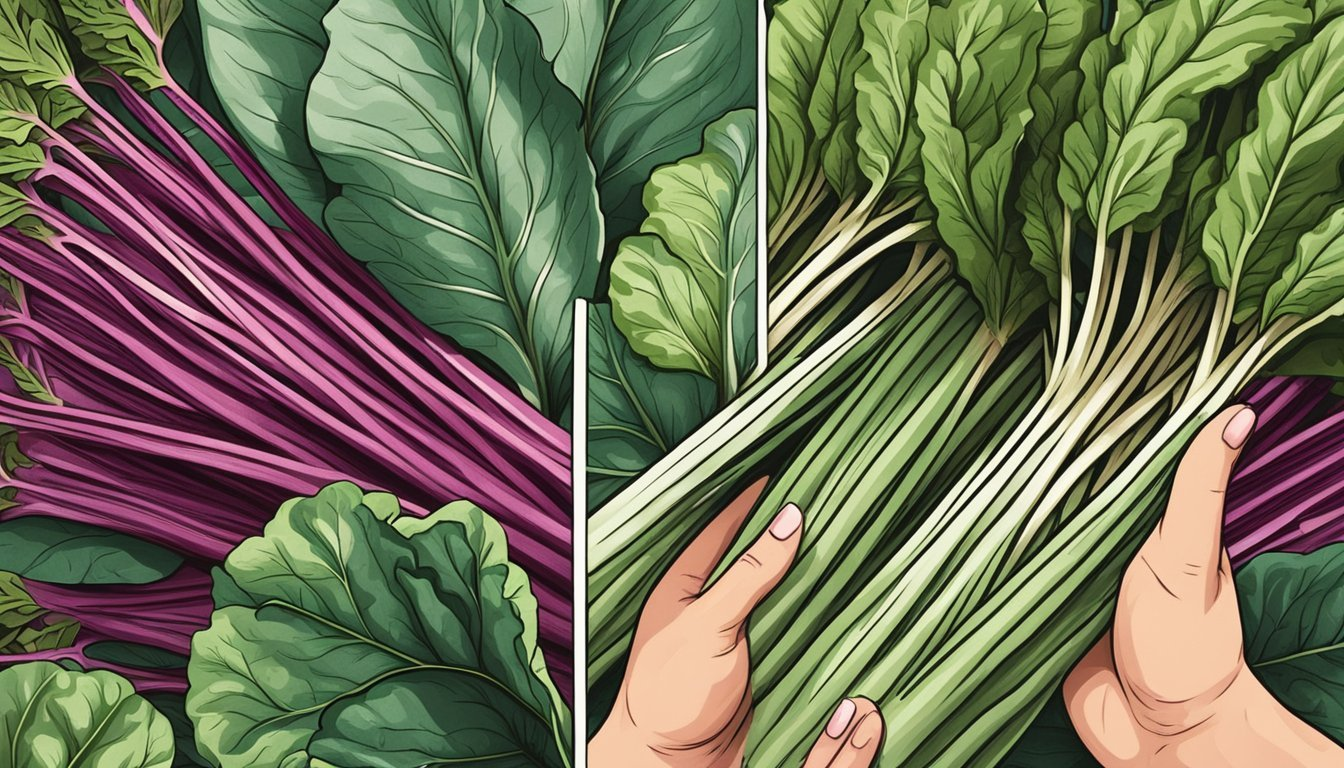 Swiss Chard vs. Beets