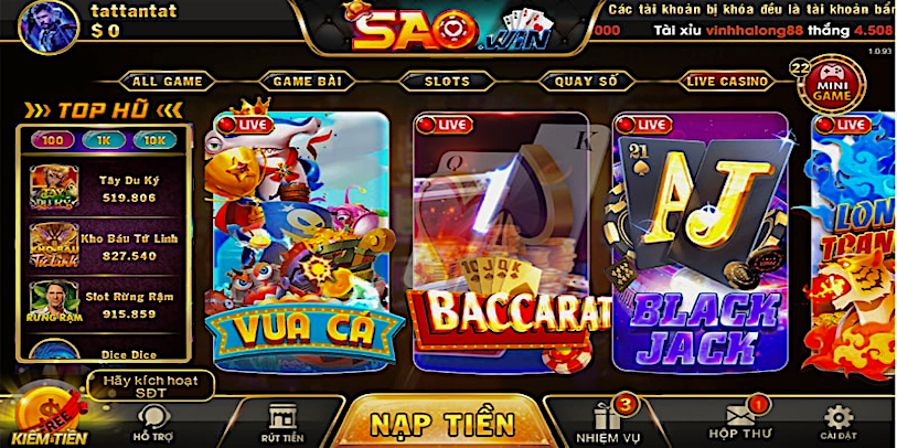 Những điều cần biết về thế giới Slot game tại Saowin