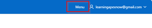 A blue menu box with white text

Description automatically generated