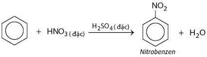 KHỞI ĐỘNGBenzene, toluene, xylene,... là các hydrocarbon họ arene, được thêm vào xăng theo một tỉ lệ thể tích nhất định, giúp tăng chỉ số octane của xăng, nhờ đó nhiên liệu được đốt cháy hiệu quả hơn. Arene là gì? Arene có cấu tạo, tính chất và ứng dụng trong những lĩnh vực nào?Đáp án chuẩn:Arene là hydrocarbon trong phân tử có chứa vòng benzene trong phân tử.Ứng dụng: - Nguyên liệu rất quan trọng cho nghành công nghiệp hóa học- Styrene dùng làm monome sản xuất chất dẻo, cao su...- Naphthalene là nguyên liệu cho sản xuất phẩm nhuộm, dược phẩm...- Xylene là dung môi tốt, ...1. KHÁI NIỆM ARENEBài 1: Nhận xét đặc điểm cấu tạo phân tử benzene và cho biết có điểm gì khác so với các hydrocarbon đã học.Đáp án chuẩn:Có vòng benzeneBài 2: Cho biết công thức phân tử của các arene trong hình 14.2Đáp án chuẩn:Methylbenzene (toluen): C7H8Vinyl benzene: C8H8Naphthalene: C10H8Xylene: C8H102. TÍNH CHẤT VẬT LÍBài 1: Dữ kiện nào trong bảng 14.1 cho thấy Naphthalene ở thể rắn trong điều kiện thường?Đáp án chuẩn:Dựa vào nhiệt độ nóng chảy 3. TÍNH CHẤT HOÁ HỌC Bài 1: Quan sát, ghi nhận xét hiện tượng xảy ra trong thí nghiệm nitro hóa benzeneĐáp án chuẩn:Hiện tượng: Thấy có lớp chất lỏng nặng màu vàng nhạt lắng xuốngBài 2: Quan sát ghi hiện tượng xảy ra trong thí nghiệm cộng chlorine vào benzene. Giải thíchĐáp án chuẩn:Hiện tượng: xuất hiện khói trắng và trên thành thấy xuất hiện một lớp bột màu trắng C6H6 + 3Cl2 →as C6H6Cl6Bài 3: Em hãy cho biết vai trò của các hóa chất KMnO4 và HCl trong thí nghiệm Đáp án chuẩn:Dùng để điều chế chlorine2KMnO4 + 16HCl → 2KCl + 2MnCl2 + 5Cl2 + 8H2OBài 4: Phản ứng cộng hydrogen vào vòng benzene xảy ra ở liên kết nào? Đáp án chuẩn:Liên kết π trong liên kết C = C vòng benzeneBài 5: Benzene và toluene, chất nào có khả năng bị oxi hóa bởi dung dịch KMnO4  Đáp án chuẩn:Toluene 4. ỨNG DỤNG VÀ ĐIỀU CHẾ ARENE TRONG CÔNG NGHIỆP Bài 1:  Hoàn thành các phương trình hóa học biểu diễn quá trình reforming arene điều chế benzene, toluene trong công nghiệp (hình 14.3)Đáp án chuẩn:BÀI TẬP