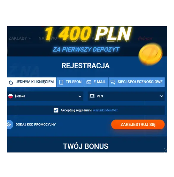 Jak zarejestrować się na Mostbet?