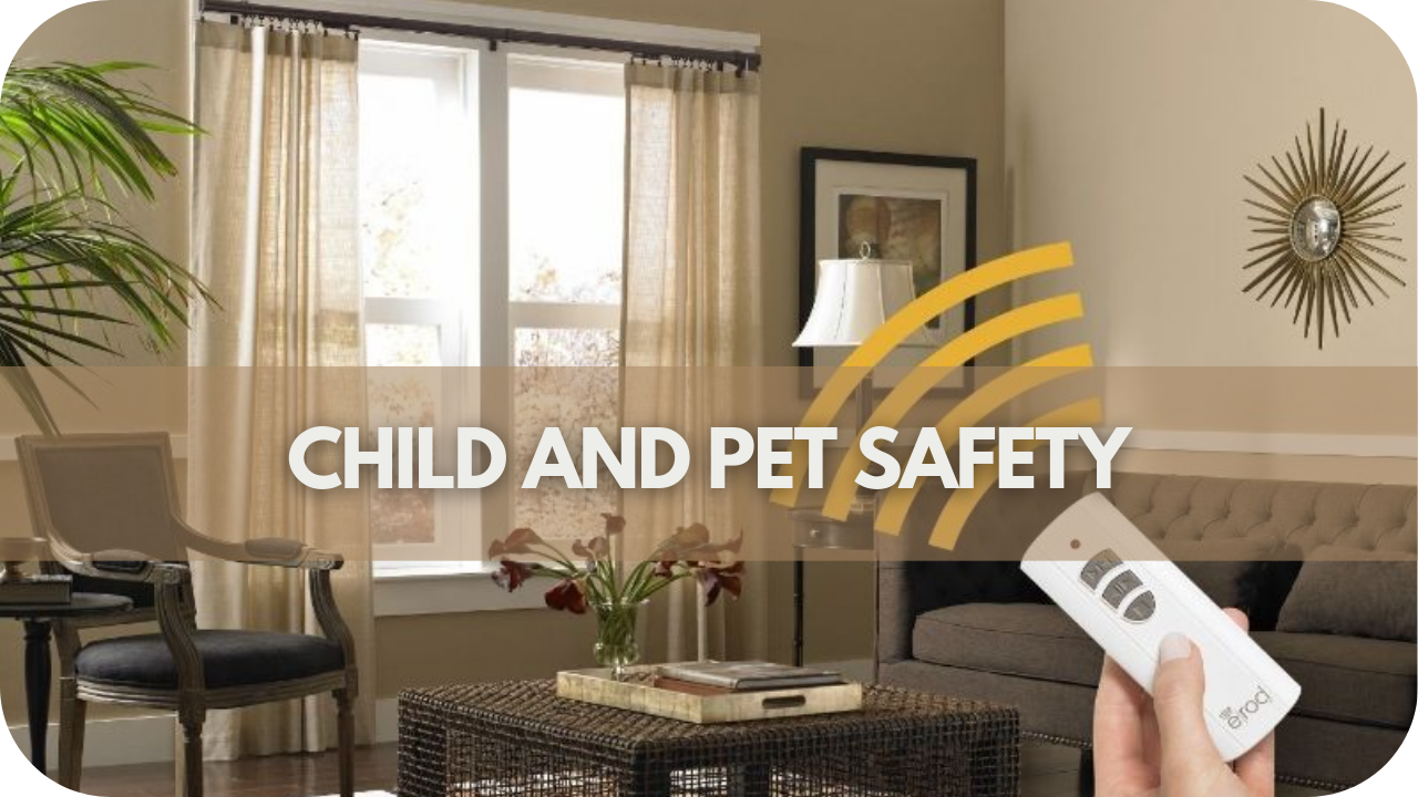 Benefits of Motorised Curtains: Child and Pet Safety