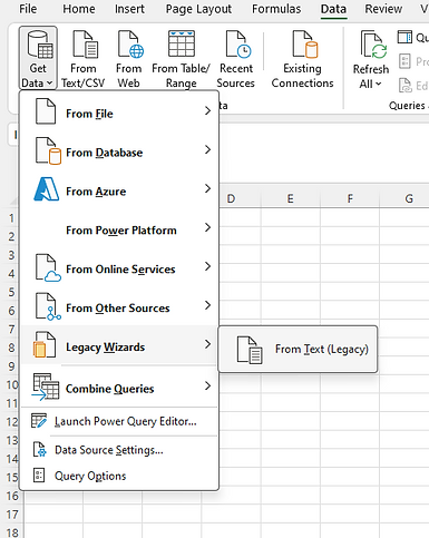 Setting a Text Qualifier When Importing Data into Excel