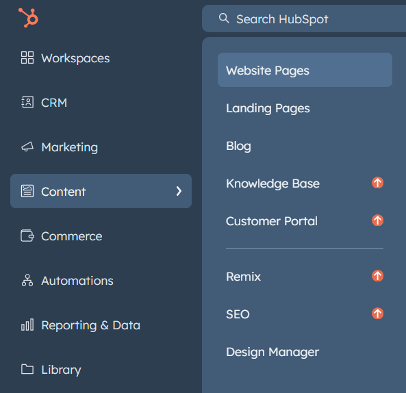 HubSpot Landing Pages