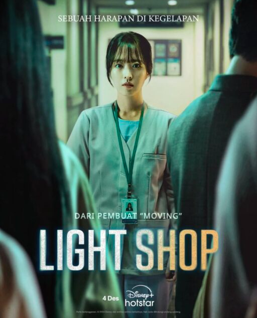 This contain a picture of the  upcoming Disney+ original series "Light Shop,"