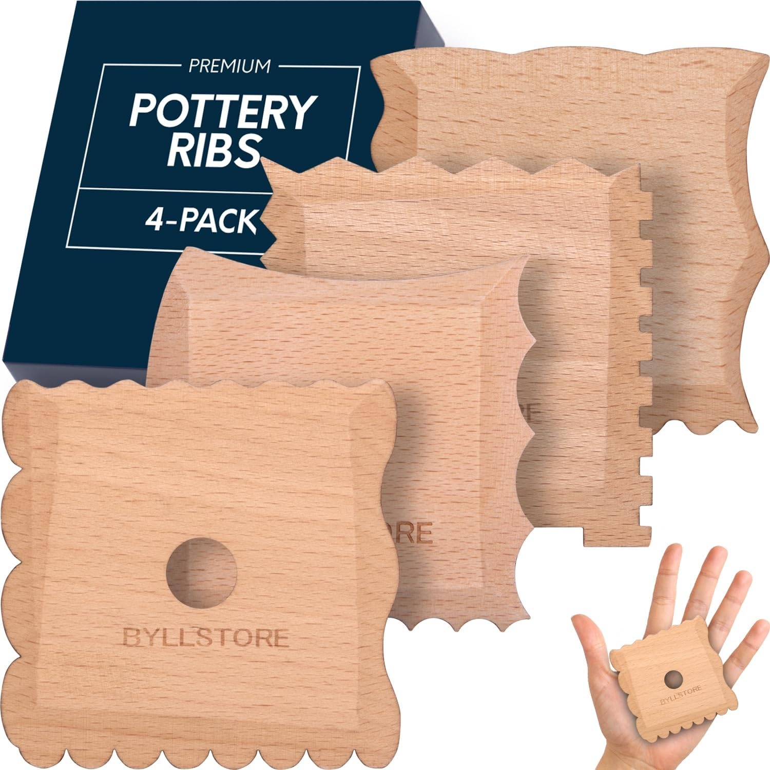 Byllstore Pottery Ribs & Trimming Tools 