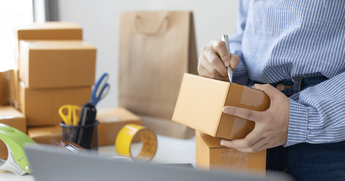 Shipping is a vital aspect of managing an online store. Image credit: Canva.