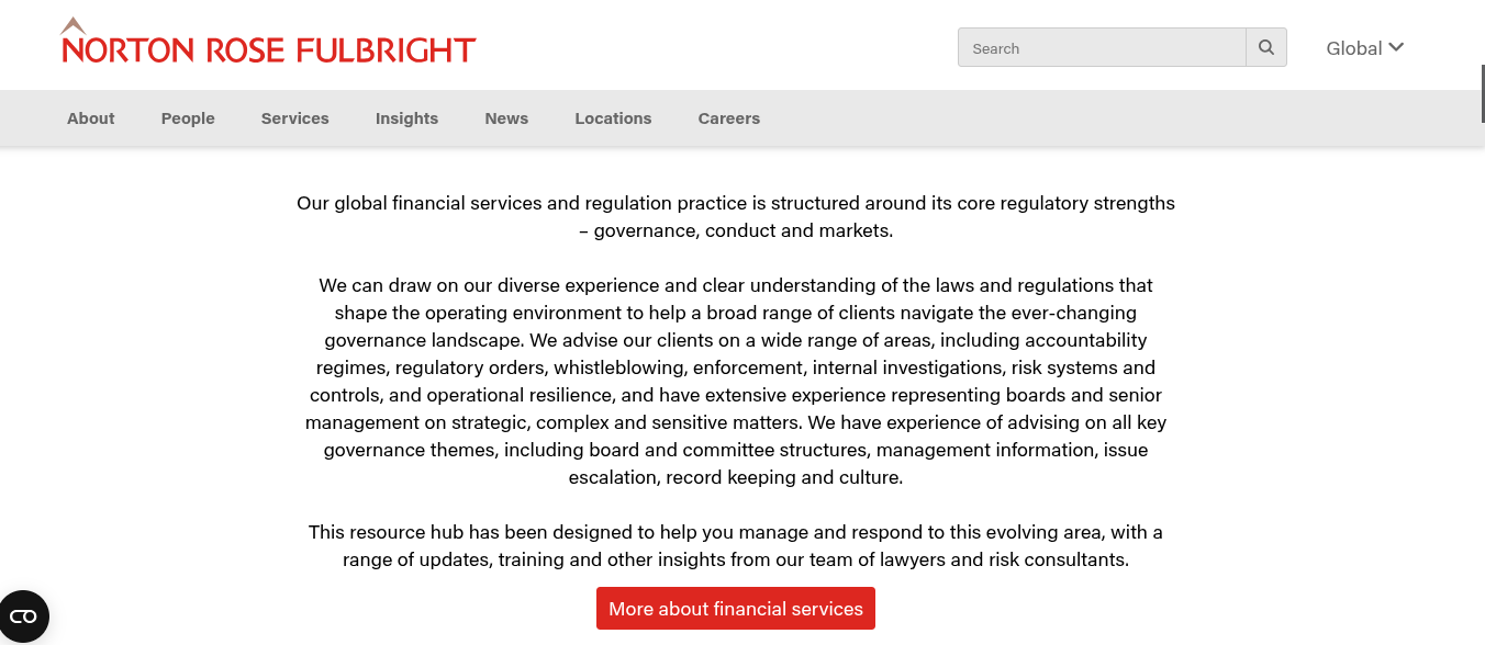 Norton rose Fulbright services 