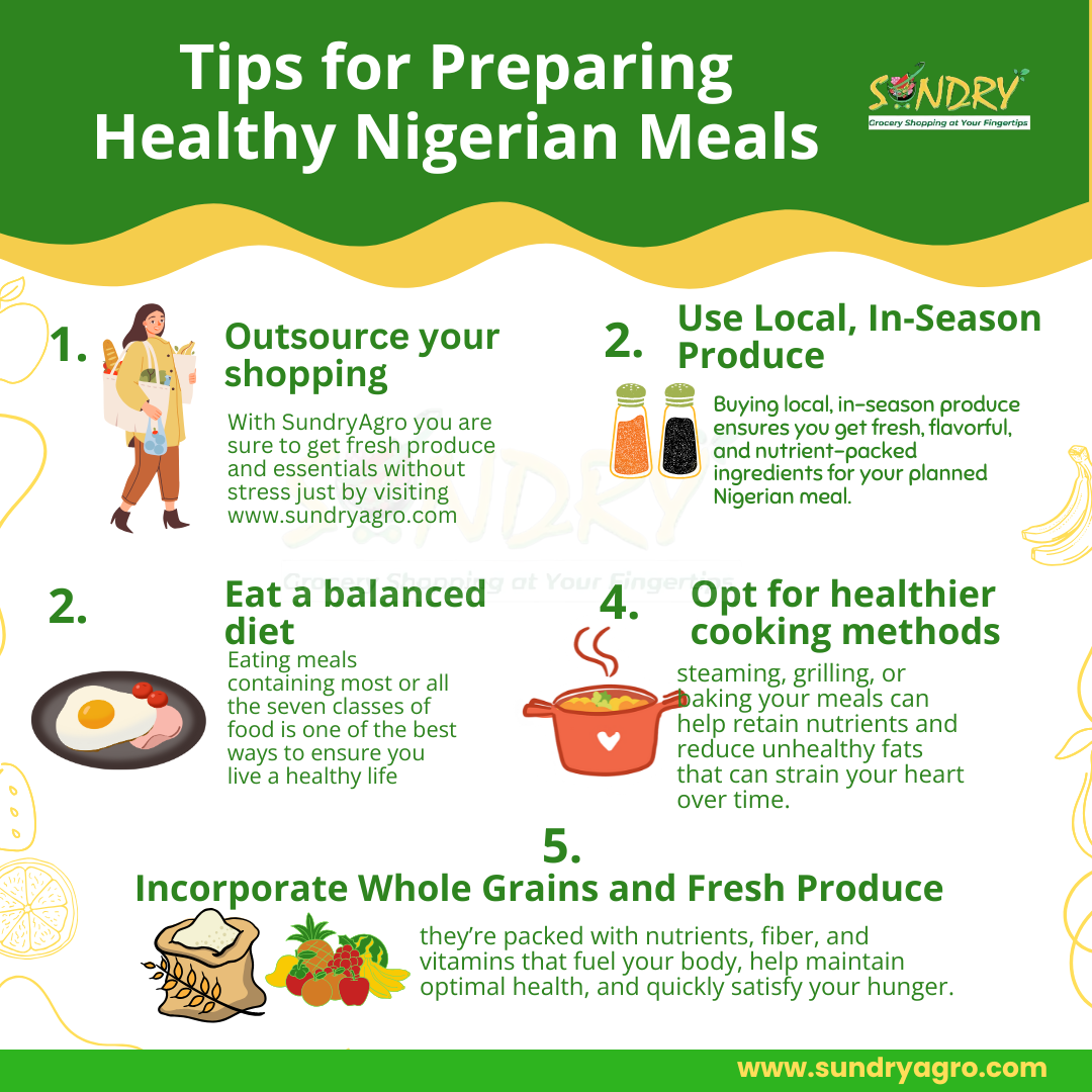 Tips to Prepare Healthy Nigerian Meals