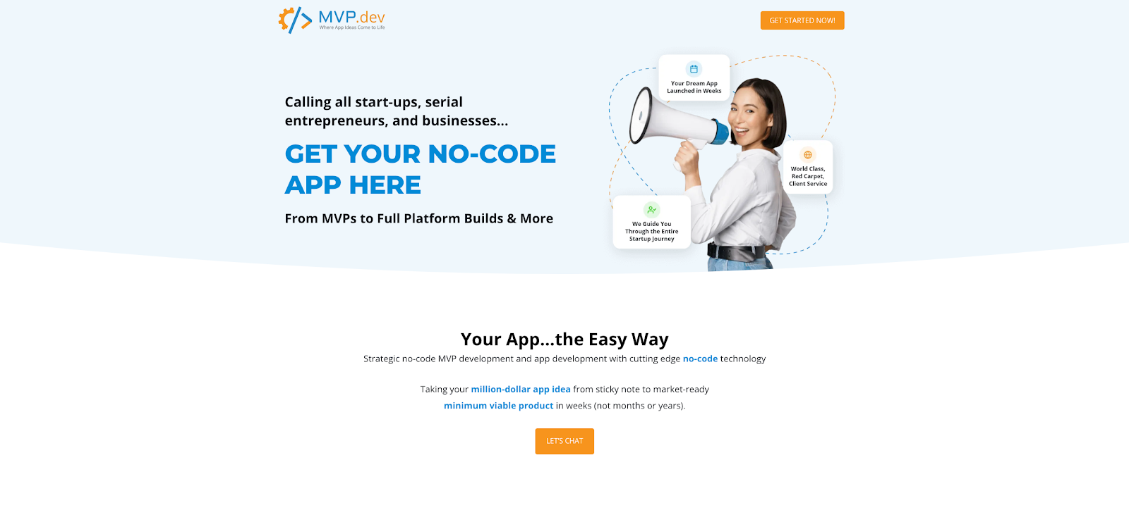 MVP.dev Company Page