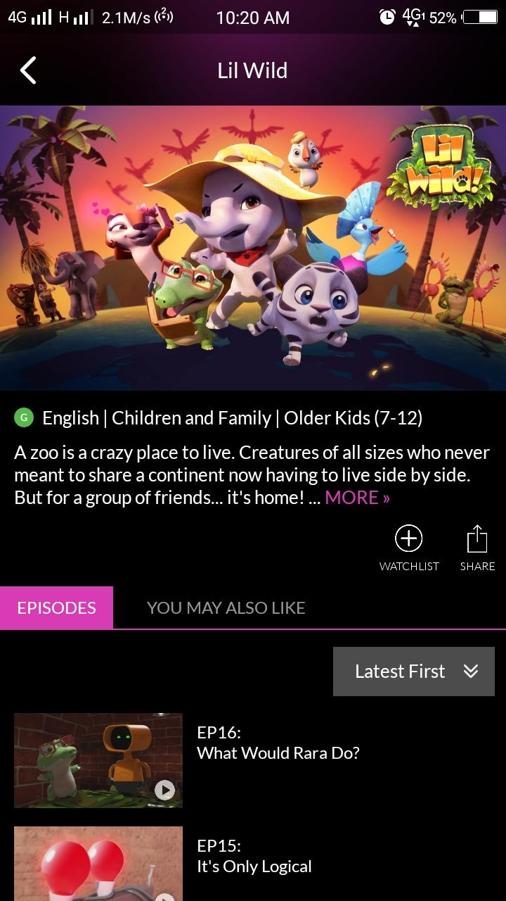 meWatch Watchlist