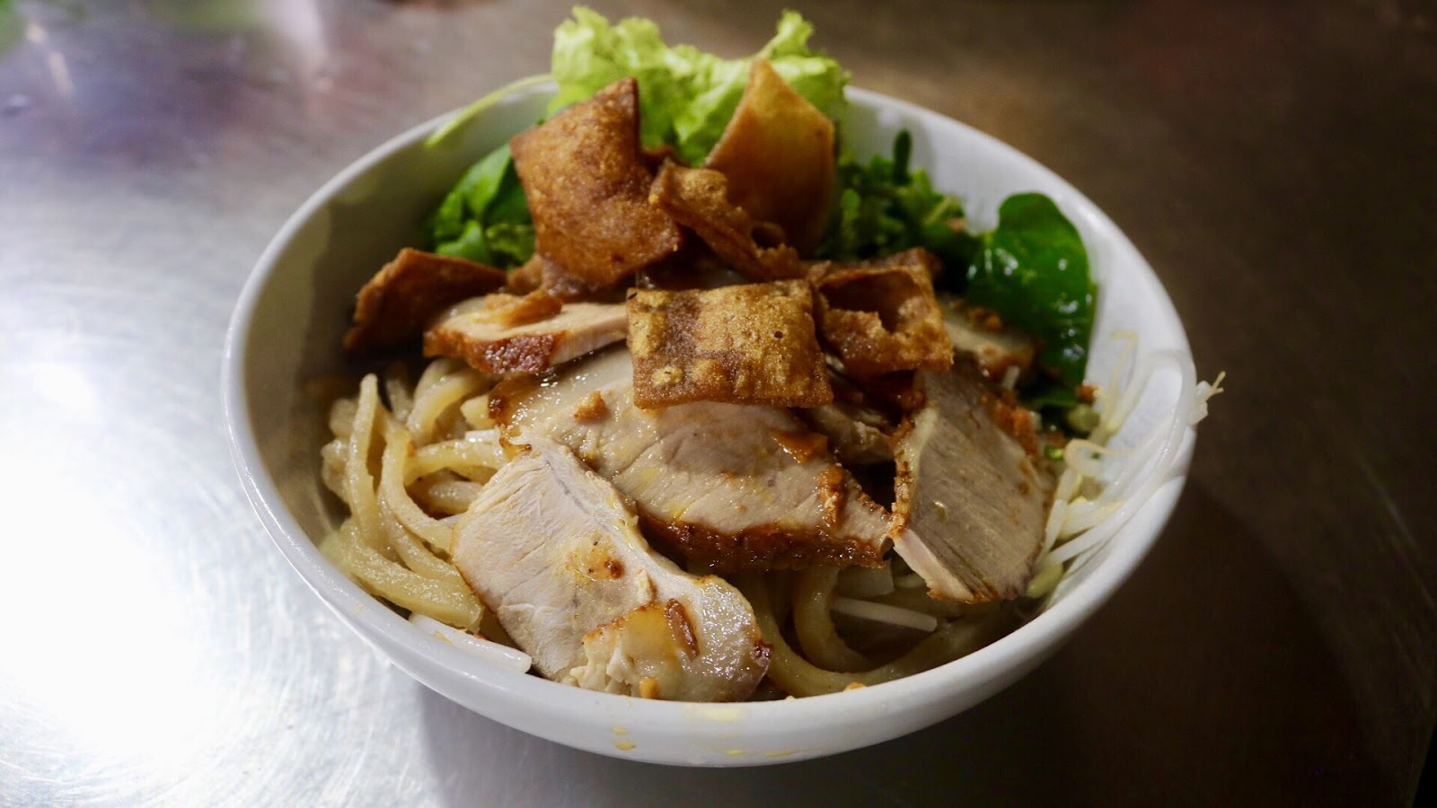 Cao Lau noodles 