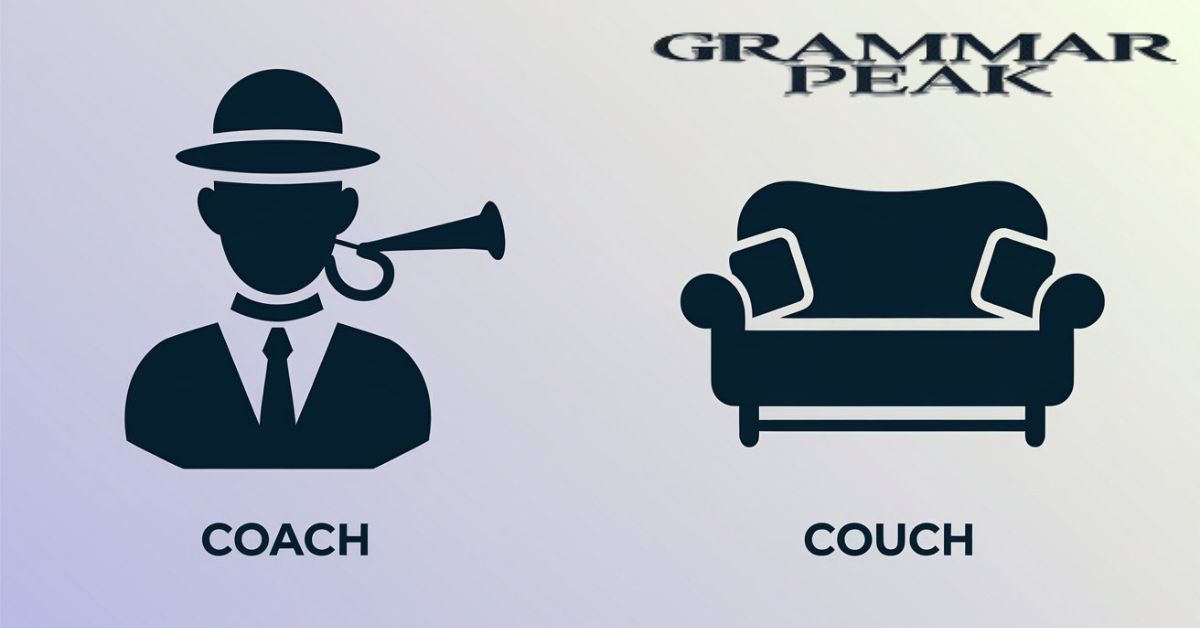 Synonyms for “Coach” and “Couch”