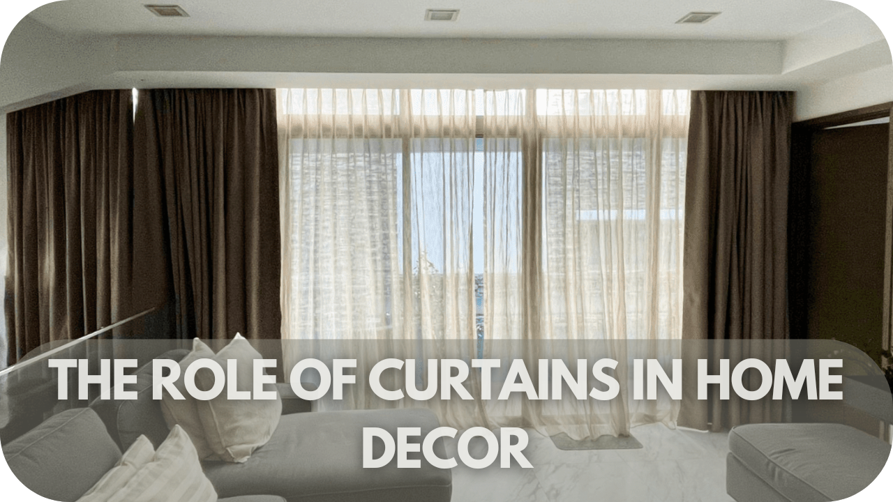 Curtains enhancing home decor style