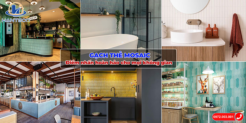 Gạch Thẻ Trang Trí Mosaic: Nâng Tầm Không Gian Sống Của Bạn